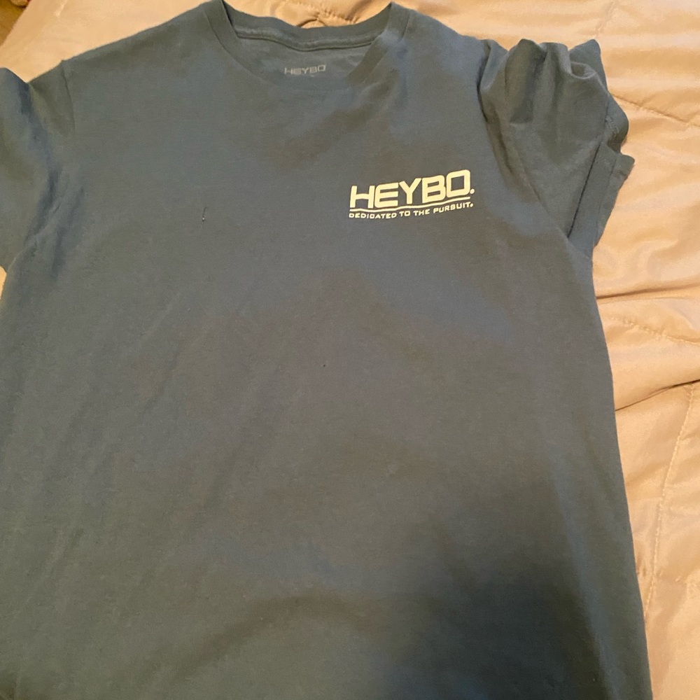 mens heybo fishing shirt size small